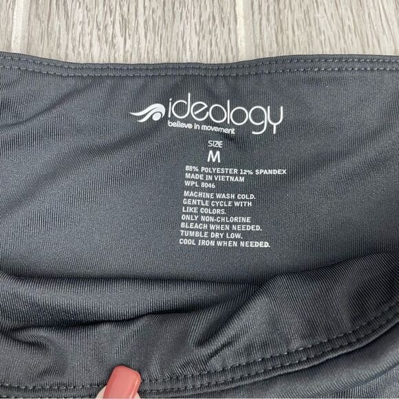 Ideology Womens Size Medium Black Mesh Cropped Athletic Legging - Picture 2 of 5